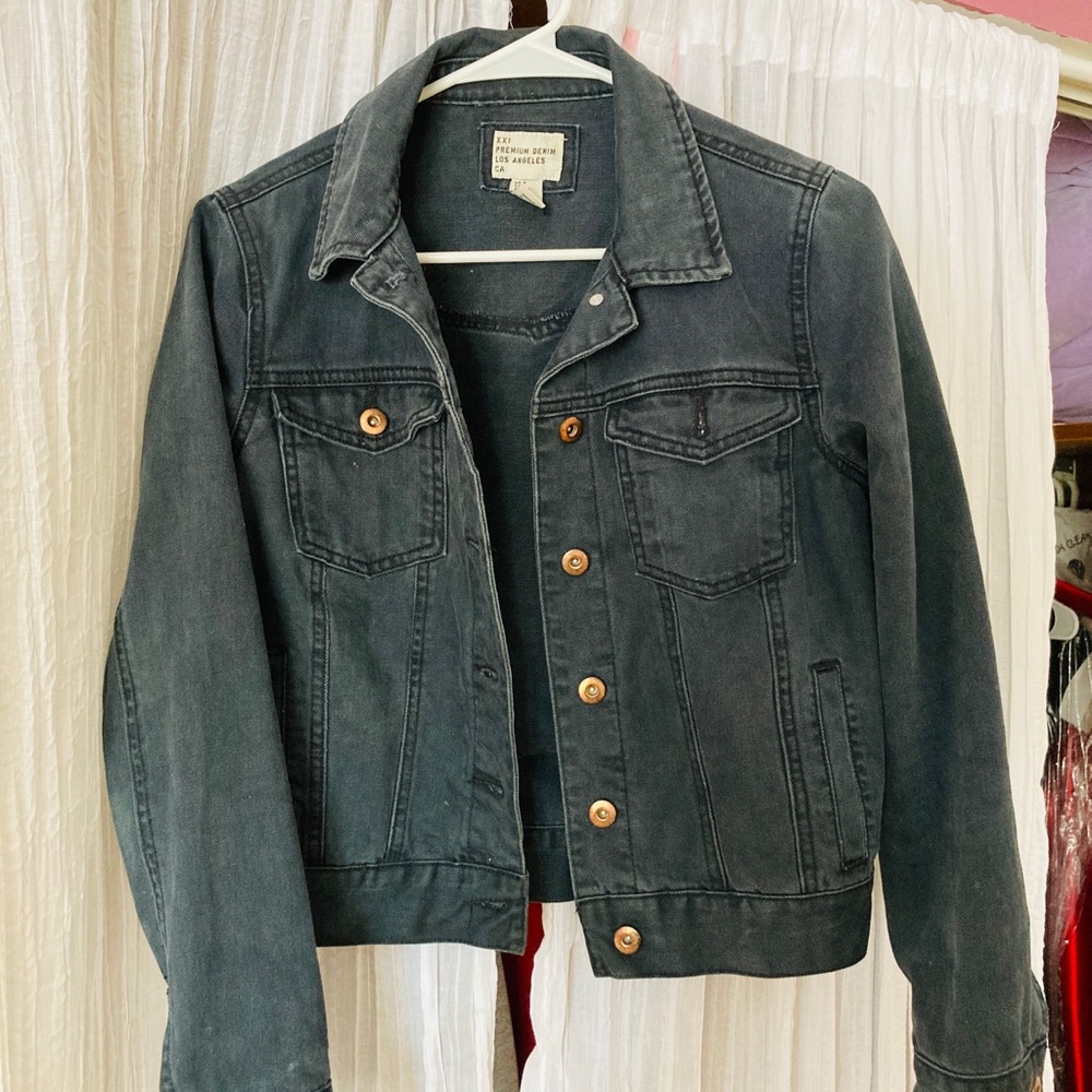 Navy Blue Denim Jacket